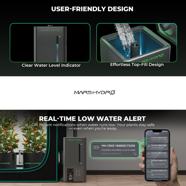 Mars Hydro 6L Ultrasonic Cool Mist Humidifier