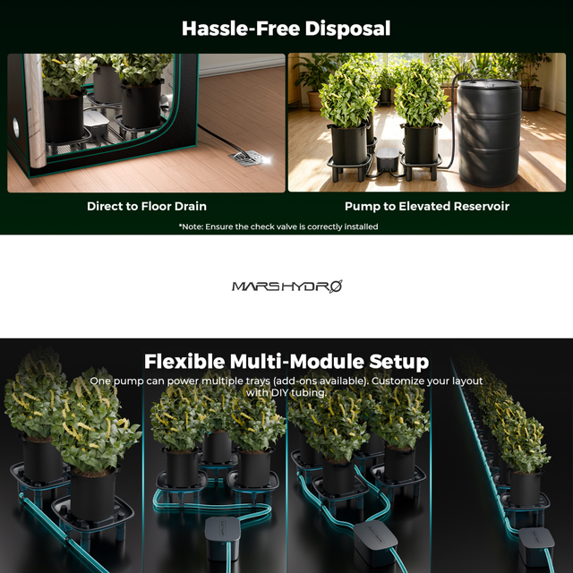 Mars Hydro Automatic Drainage System
