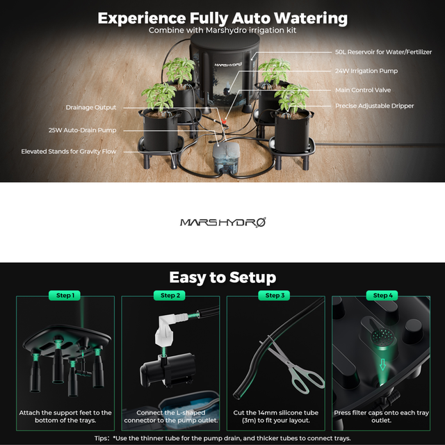 Mars Hydro Automatic Drainage System