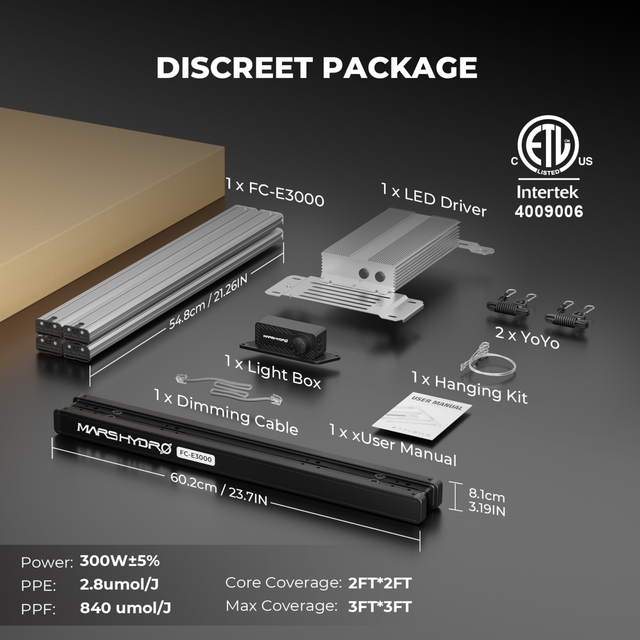 Mars Hydro FC-E3000 LED Grow Light (iConnect Edition)