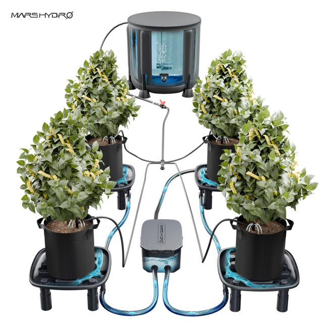 Mars Hydro Drip Irrigation & Auto Drain Kit - 4 Plant Set Up