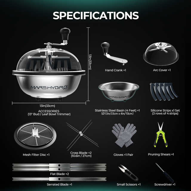 Mars Hydro Flower & Leaf Trimmer 13"