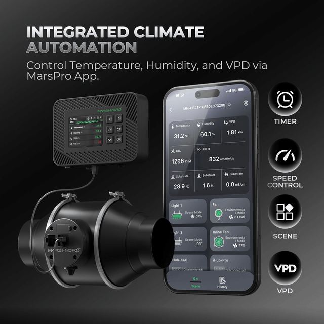 Mars Hydro iFresh 4" Smart Ventilation Kit