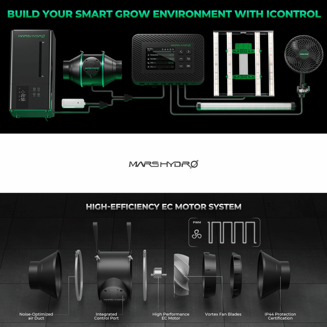 Mars Hydro iFresh 4" Smart Ventilation Kit