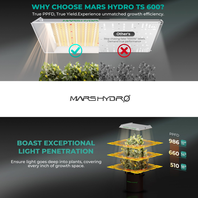 Mars Hydro TS600 LED Grow Light 100w