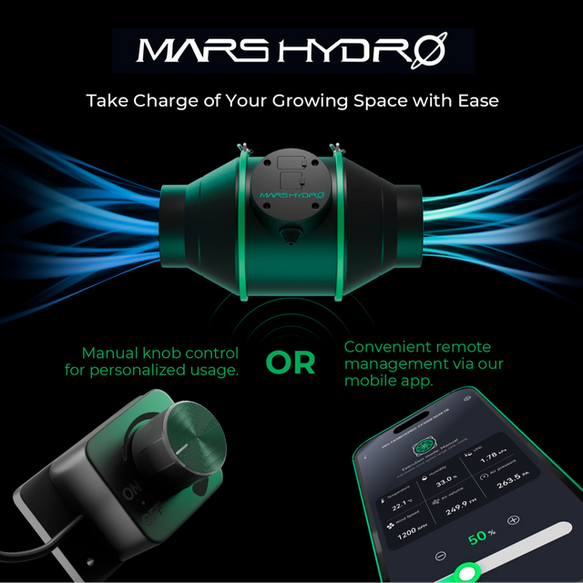 Mars Hydro iFresh 4" Smart Inline Fan