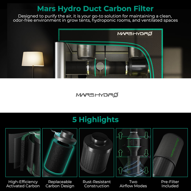 Mars Hydro 6" iFresh Carbon Filter