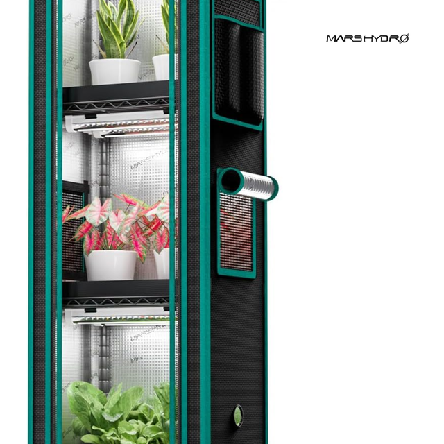 Mars Hydro 3 Shelf Plant Stand with Grow Lights - 54w