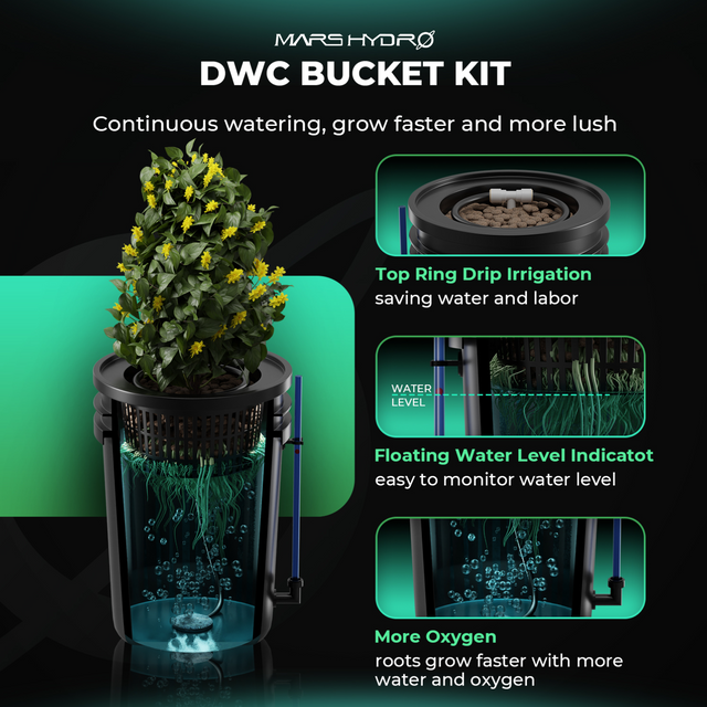 Mars Hydro DWC Hydroponic System Kit