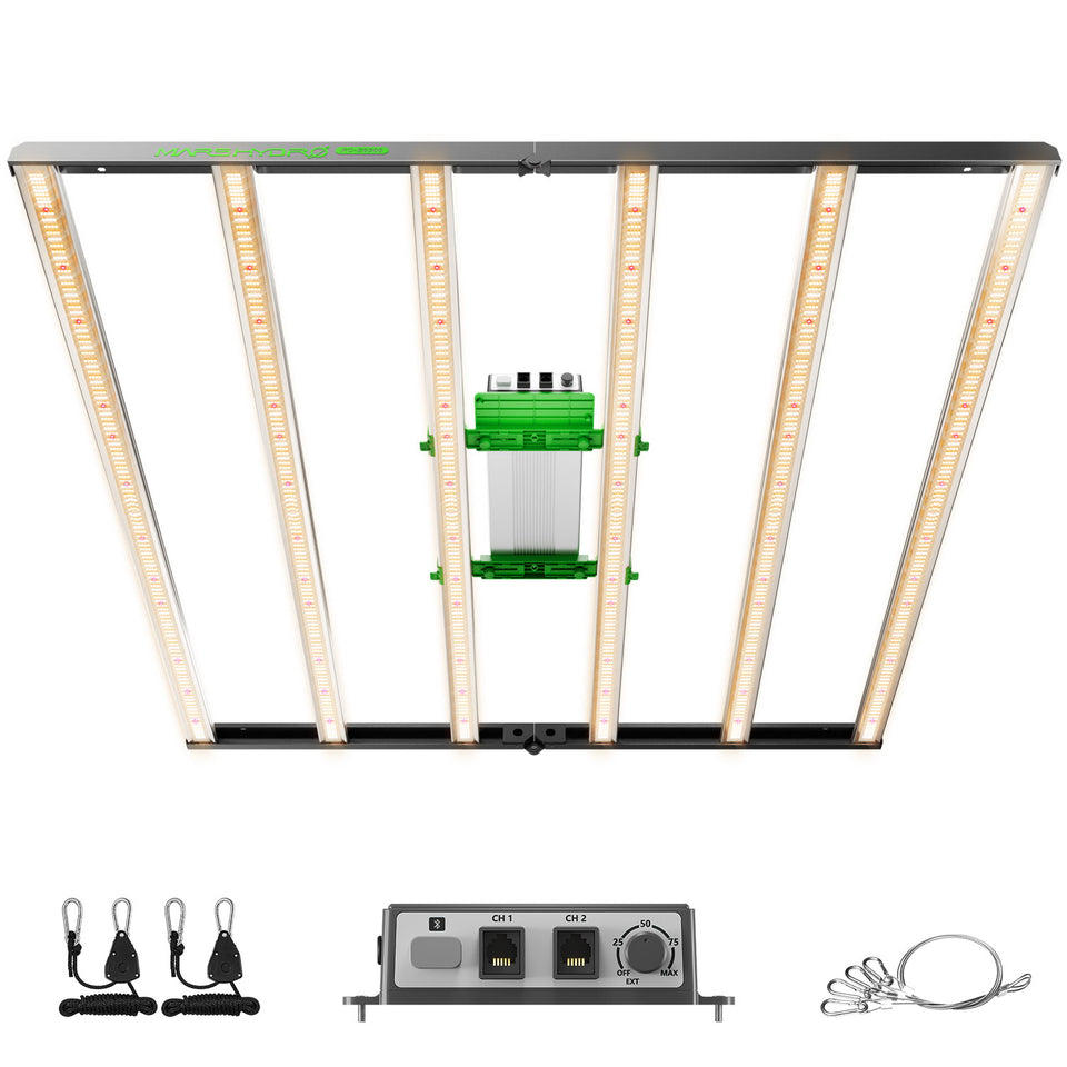 Mars Hydro FC-E6500 LED Grow Light (iConnect Edition)with Hanging Kit