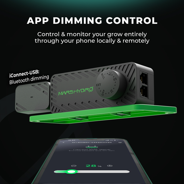 Mars Hydro FC3000 EVO LED Grow Light (iConnect Edition) Dimmer