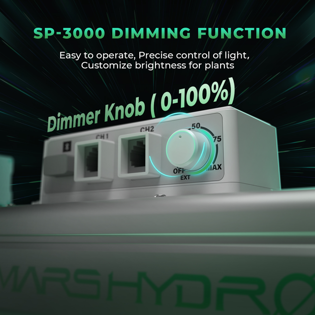 Mars Hydro SP3000 LED Grow Light (Greenhouse Edition) Dimmer