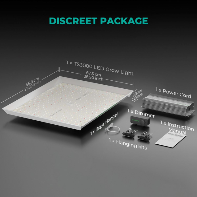 Mars Hydro TS3000 LED Grow Light (iConnect Edition) Specifications