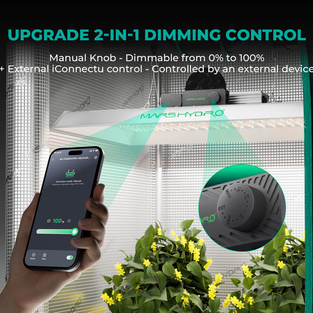 Mars Hydro TSL2000 LED Grow Light (iConnect Edition) Dimmer