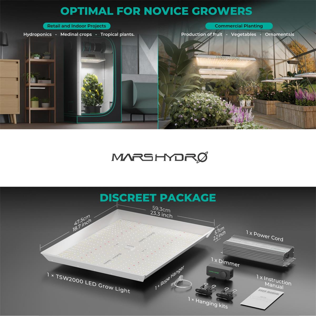 Mars Hydro TSW2000 LED Grow Light 300w