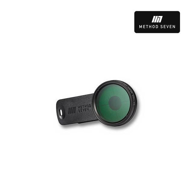 Method Seven Catalyst LED phone and tablet camera filter clip with green LED lens