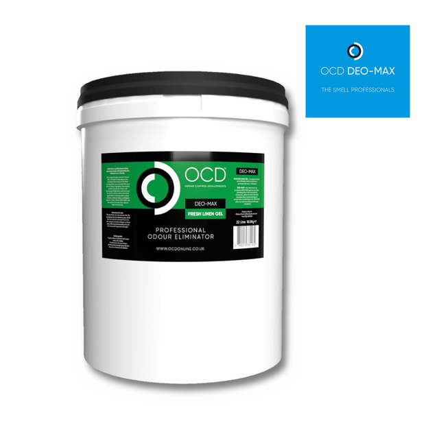 OCD Deo-Max Gel Fresh Linen 22L odour neutraliser tub