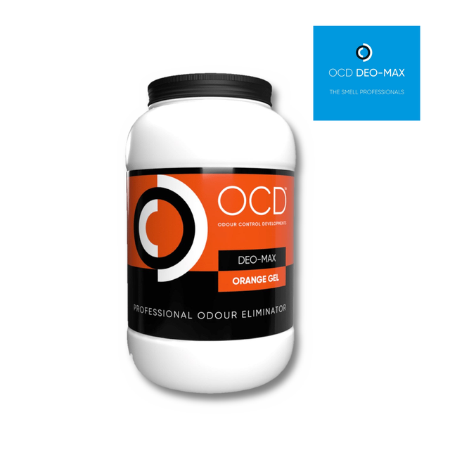 OCD Deo-Max Gel Orange 4L odour neutraliser tub
