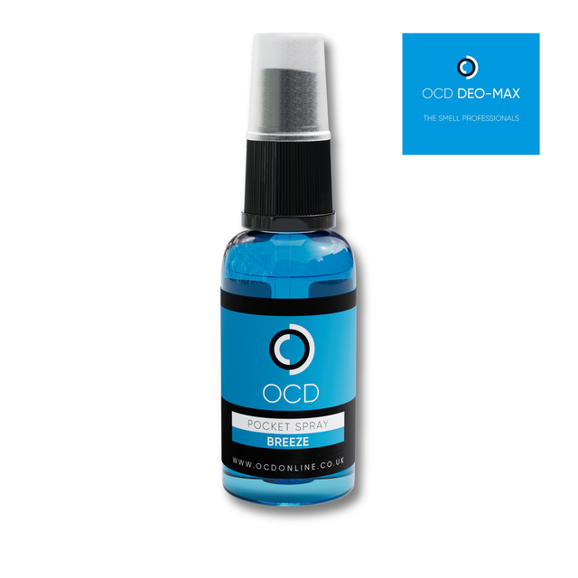 OCD Pocket Spray 30ml Breeze odour neutraliser bottle