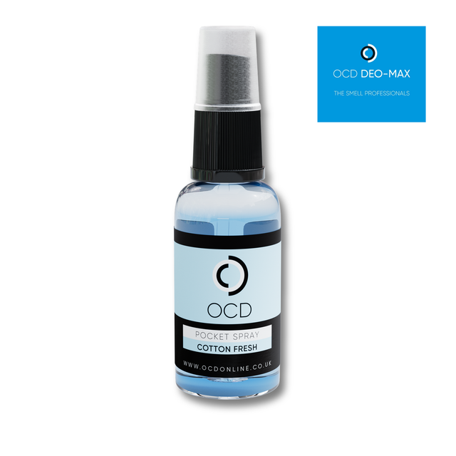OCD Pocket Spray 30ml Cotton Fresh odour neutraliser bottle