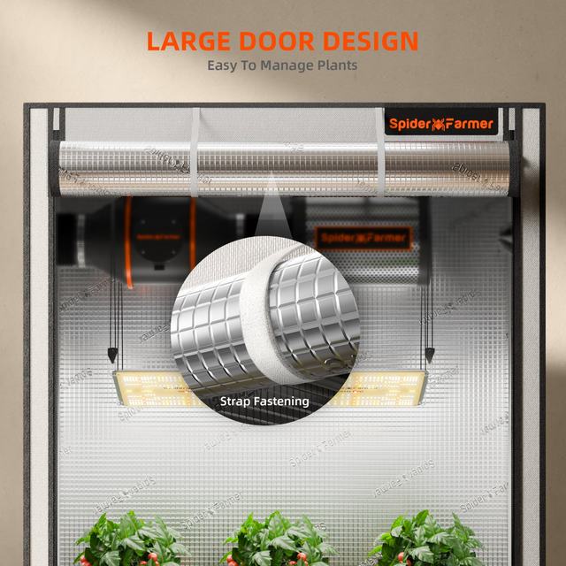 Spider Farmer Pro Grow Tent - 1.4m x 0.7m x 2.0m