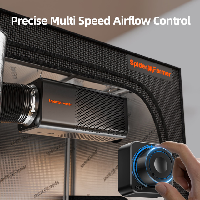 Spider Farmer 2-In-1 Ventilation System with Speed Controller