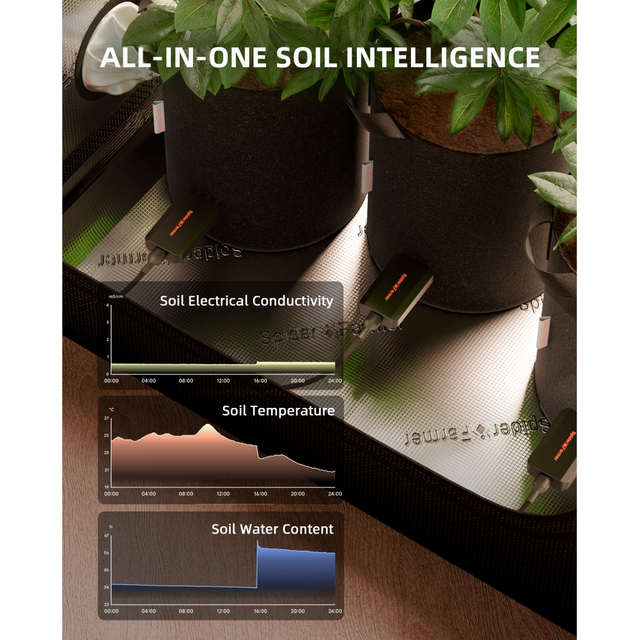 Spider Farmer 3-in-1 Smart Soil Sensor