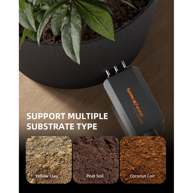 Spider Farmer 3-in-1 Smart Soil Sensor