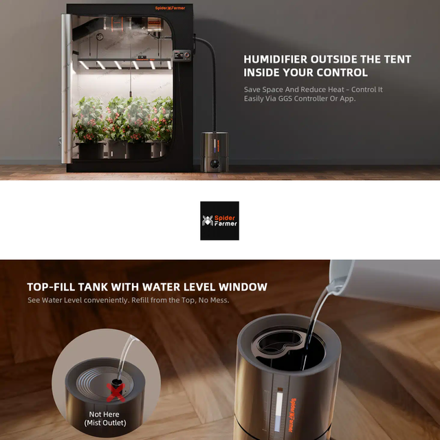 Spider Farmer 5L Cool Mist Humidifier