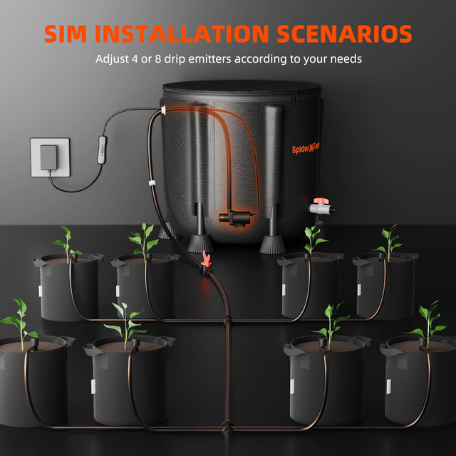 Spider Farmer Smart Watering System with AC5 Smart Plug