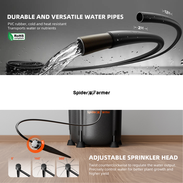 Spider Farmer Smart Watering System with AC5 Smart Plug