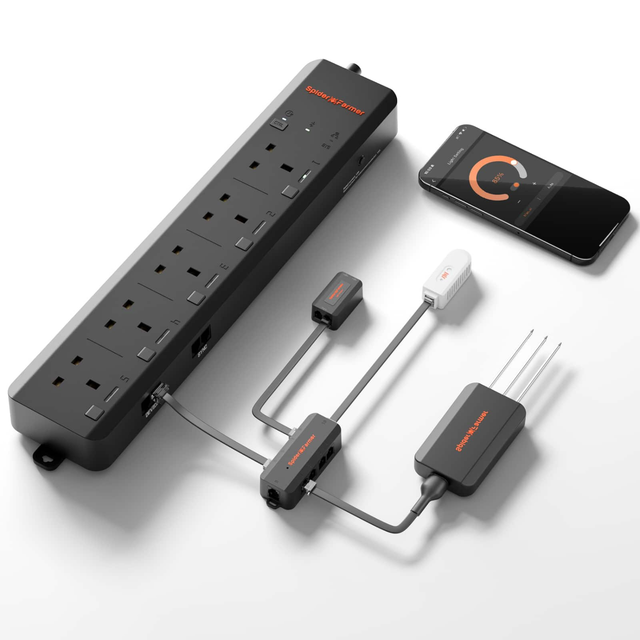 Spider Farmer GGS AC5 Power Strip with Smart Control