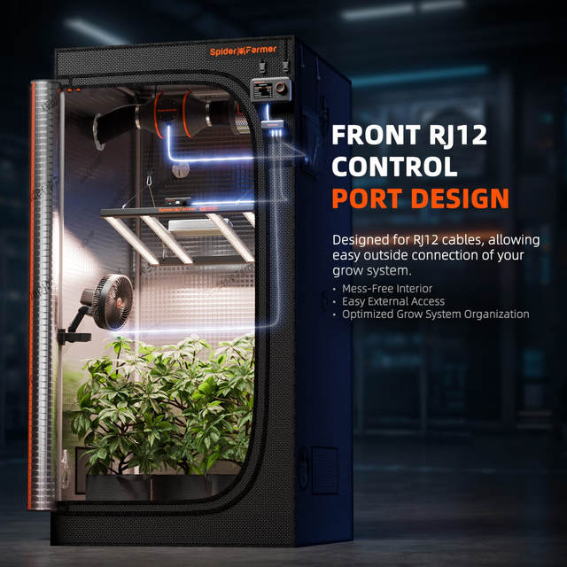Spider Farmer Master Series Grow Tent - 0.9m x 0.9m x 1.8m