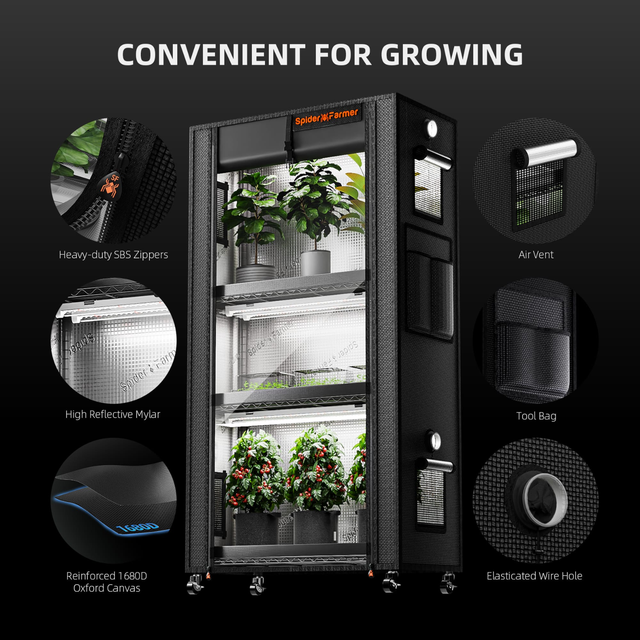 Spider Farmer 3 Shelf Indoor Garden for Microgreens & Salads