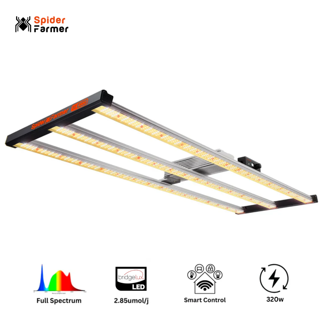 Spider Farmer SE4500 SMART LED Grow Light 320w