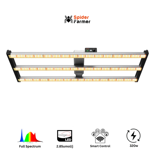 Spider Farmer SE4500 SMART LED Grow Light 320w