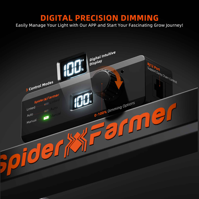 Spider Farmer SE7000 SMART LED Grow Light 730w