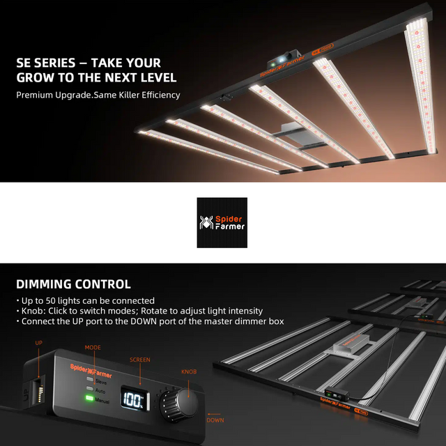 Spider Farmer SE7000 SMART LED Grow Light 730w