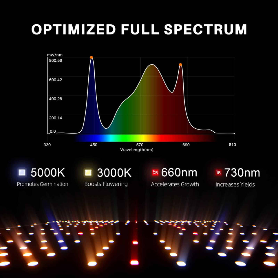 Spider Farmer SF2000 EVO LED Grow Light Full Spectrum