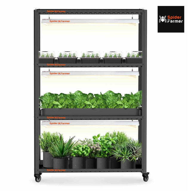 Spider Farmer SF600 LED Grow Shelves