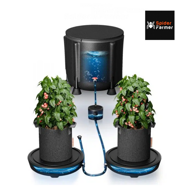 Spider Farmer Self Watering System -  2 Plant Set Up