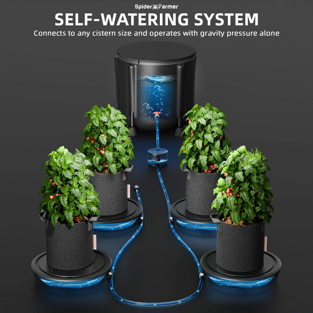 Spider Farmer Self Watering System -  4 Plant Set Up