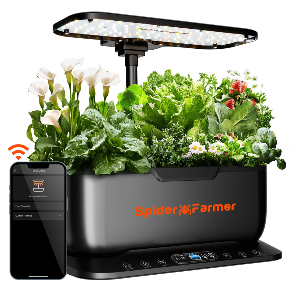 Spider Farmer SmartG12 Hydroponic Gardening System Kit