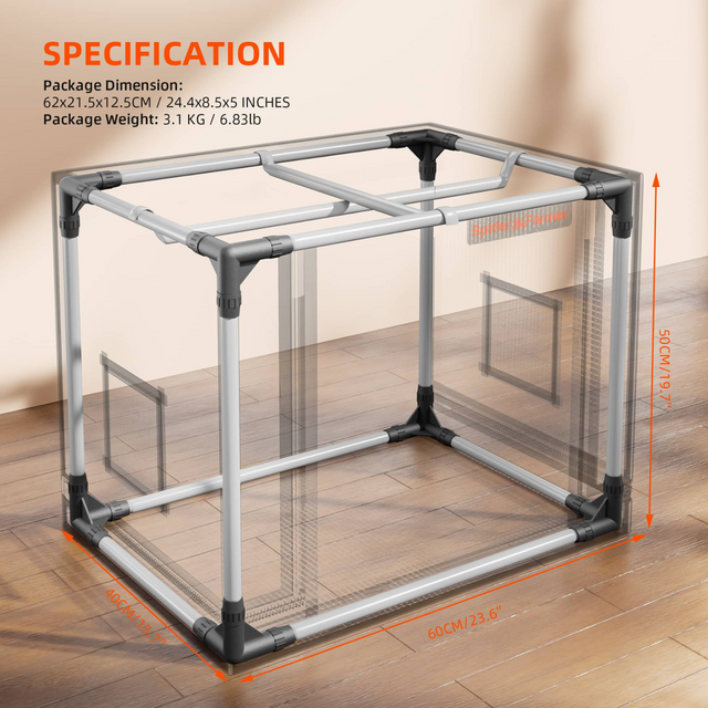Spider Farmer Mini Grow Tent - 0.6m x 0.4m x 0.5m