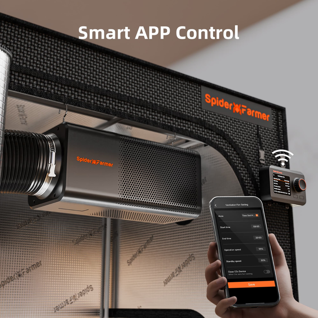 Spider Farmer 2-In-1 Ventilation System with GGS Controller