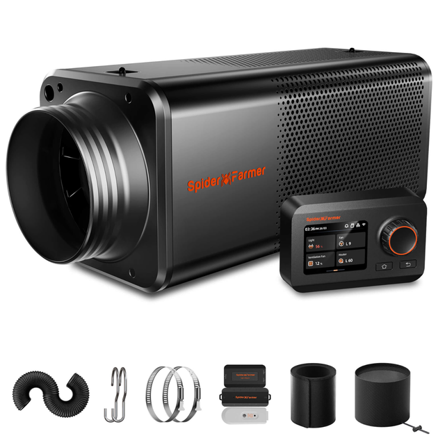 Spider Farmer 2-In-1 Ventilation System with GGS Controller
