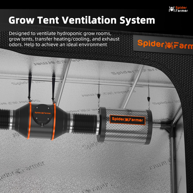 Spider Farmer 4" Smart Ventilation Kit with GGS Controller