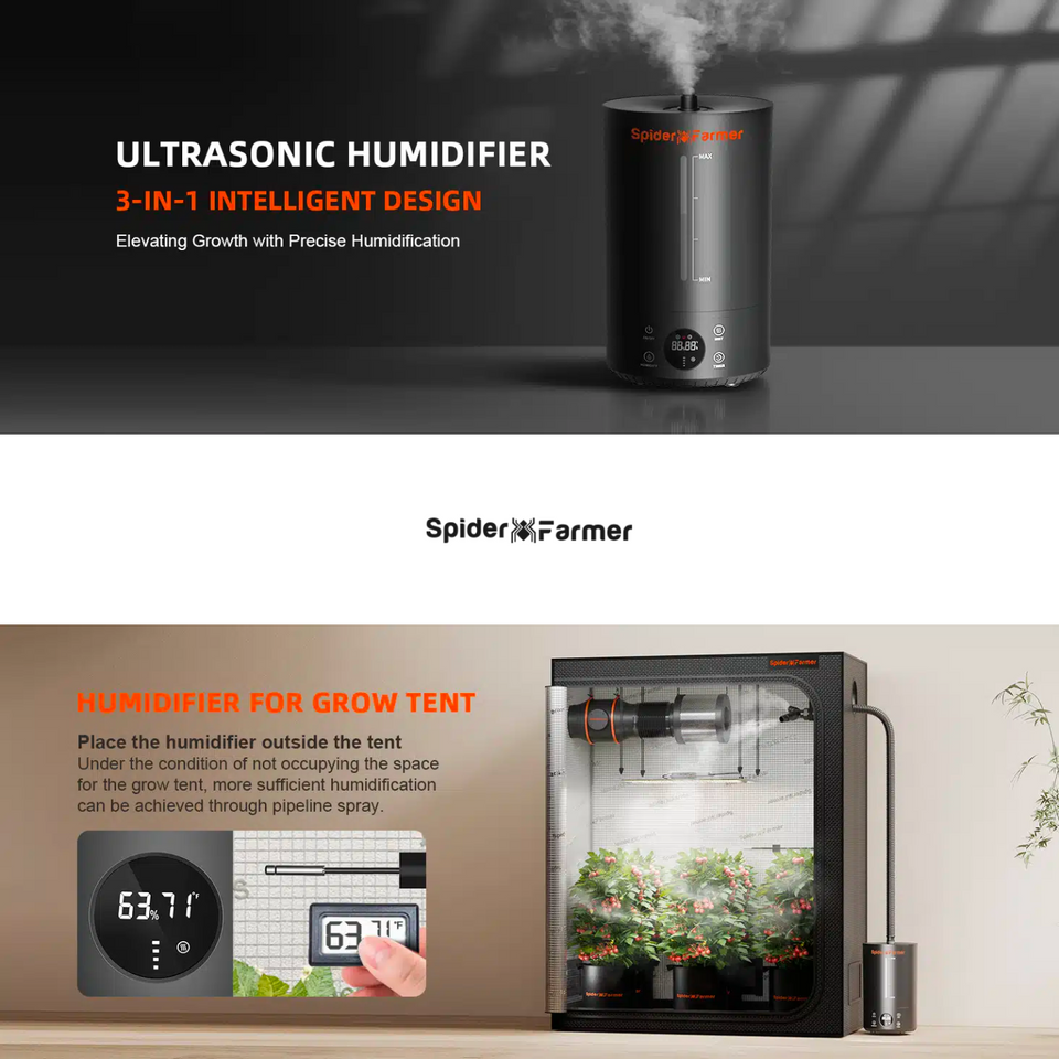 Spider Farmer 6L Cool Mist Humidifier