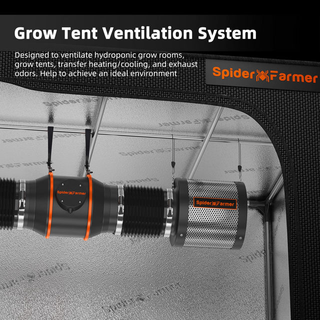 Spider Farmer 6" Inline Fan with Speed Controller