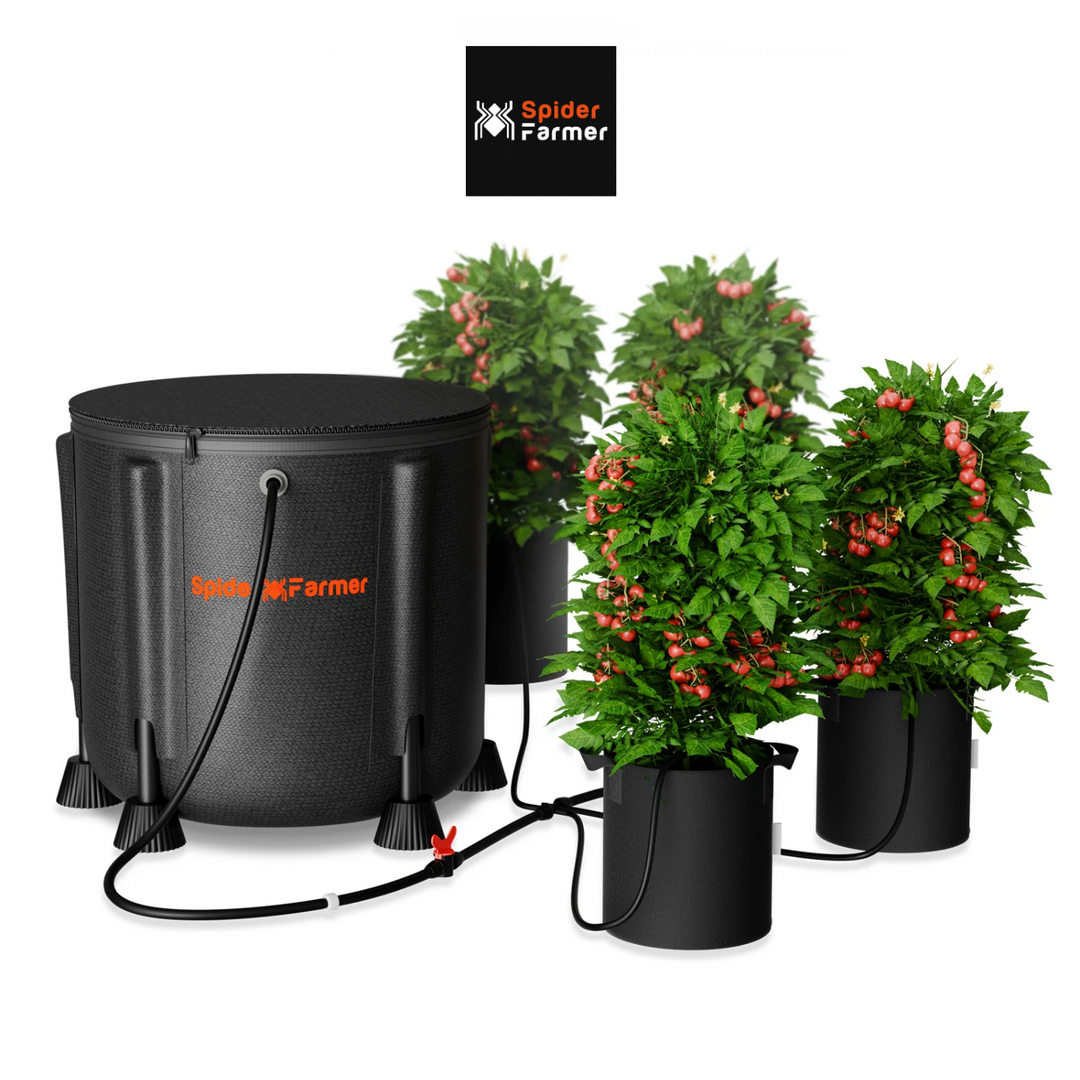 Spider Farmer Automatic Drip Irrigation System | 8 Plant Watering Kit ...